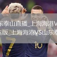 上海海港VS山东泰山直播_上海海港VS山东泰山免费高清无插件优选版_上海海港VS山东泰山视频心选