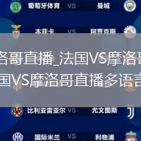 法国VS摩洛哥直播_法国VS摩洛哥极速秒开高清流_法国VS摩洛哥直播多语言解说版