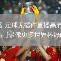 足球直播_足球无插件直播高清免费_世界杯热门录像更多世界杯热门录像