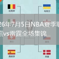 2026年7月5日NBA夏季联赛灰熊vs雷霆全场集锦